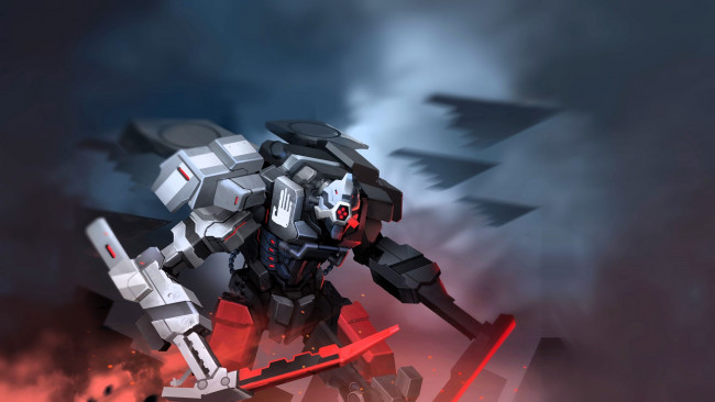 Обои картинки фото видео игры, airmech arena, робот, техника, механизмы