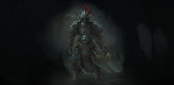 обоя фэнтези, нежить, скелет