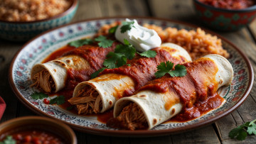 обоя еда, блины,  оладьи, петрушка, соус, сметана