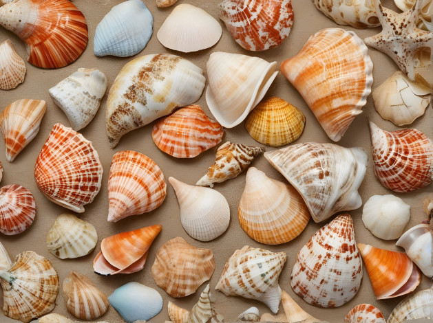 Обои картинки фото разное, ракушки,  кораллы,  декоративные и spa-камни, морские, много
