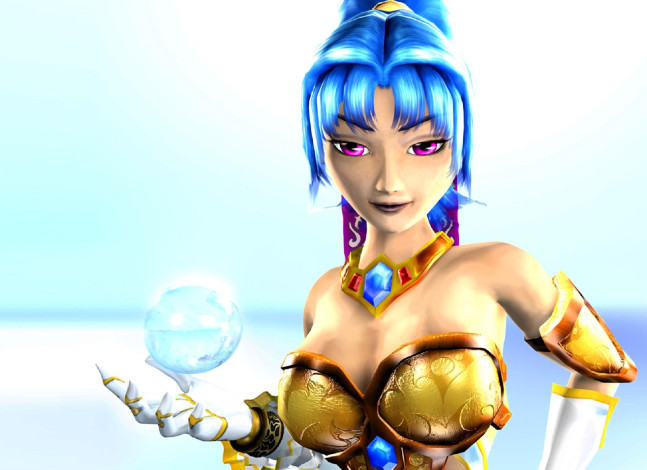 Обои картинки фото видео игры, sudeki, девушка, магия, шар