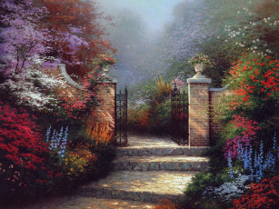 Картинка твой рай рисованные thomas kinkade