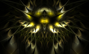 Картинка 3д графика fractal фракталы