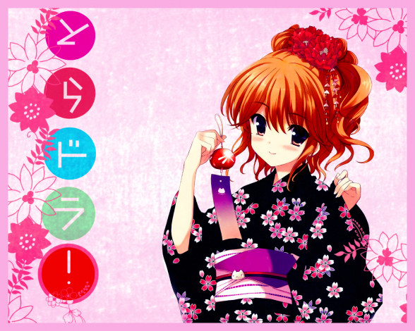 Обои картинки фото toradora, аниме