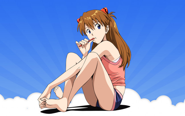 Обои картинки фото neon, genesis, evangelion, аниме