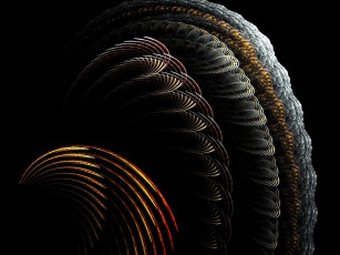 Картинка 3д графика fractal фракталы абстракция