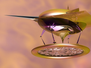 Картинка 3д графика modeling моделирование абстракция узор тёмный