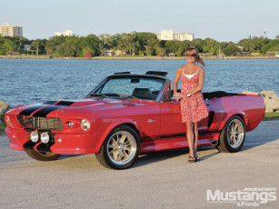 Картинка автомобили авто девушками mustang