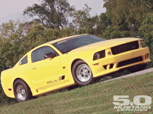 Картинка автомобили hotrod dragster mustang