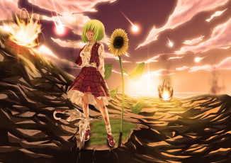 Картинка аниме touhou юка казами