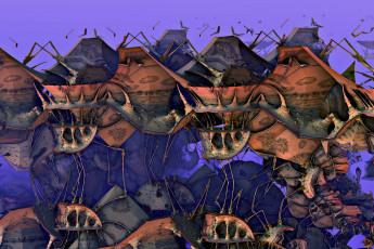 Картинка 3д графика fractal фракталы абстракция узор