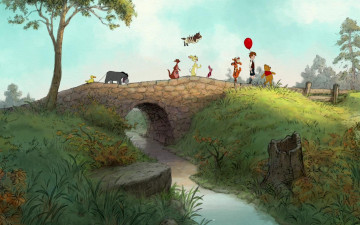 обоя мультфильмы, winnie, the, pooh, мультик