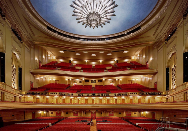 Обои картинки фото театр, оперы, балета, сан, франциско, сша, интерьер, театральные, концертные, кинозалы, позолота, зал