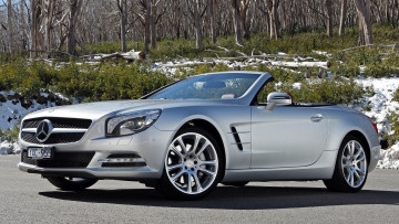 Картинка mercedes sl автомобили benz скорость мощь стиль автомобиль