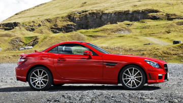 Картинка mercedes slk автомобили benz скорость мощь стиль автомобиль