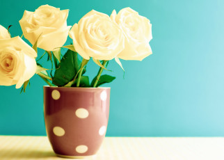 Картинка цветы розы vintage roses flowers винтаж кружка стол