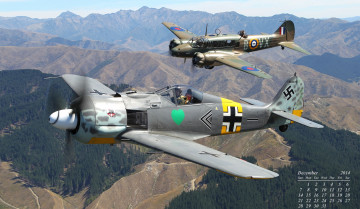 Картинка календари авиация пейзаж полет самолет