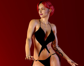 Картинка 3д+графика люди+ people фон взгляд девушка