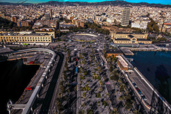 Картинка barcelona города барселона+ испания панорама