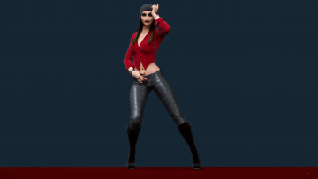 Картинка 3д+графика люди+ people фон взгляд девушка