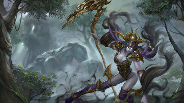 Картинка видео+игры heroes+of+newerth девушка арт богиня бог persephone heroes of newerth art hon fayde