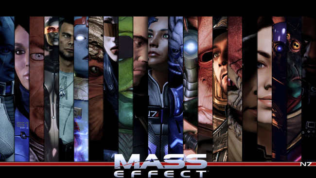 Обои картинки фото видео игры, mass effect, персонажи