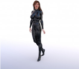 Картинка 3д+графика люди+ people девушка фон взгляд