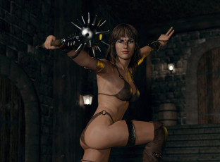 Картинка 3д+графика фантазия+ fantasy взгляд фон девушка