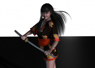 Картинка 3д+графика люди+ people фон взгляд девушка