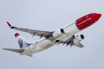 Картинка boeing+737-86q авиация пассажирские+самолёты авиалайнер