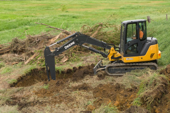 Картинка техника экскаваторы john deere