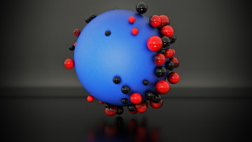 Картинка 3д+графика шары+ balls шары