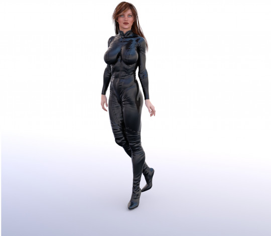 Обои картинки фото 3д графика, люди , people, девушка, фон, взгляд