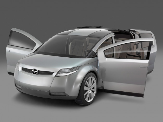 Обои картинки фото mazda washu concept 2003, автомобили, mazda, washu, concept, 2003