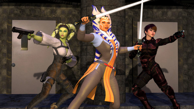 Обои картинки фото 3д графика, существа , creatures, взгляд, халки, фон