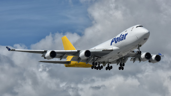 Обои картинки фото b747-47u, авиация, грузовые самолёты, авиалайнер