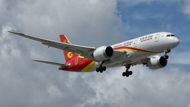 Обои картинки фото b787-8, авиация, пассажирские самолёты, авиалайнер