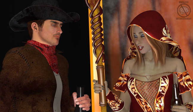 Обои картинки фото 3д графика, люди , people, фон, взгляд, девушка