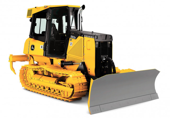 Обои картинки фото техника, бульдозеры на гусенецах, john, deere