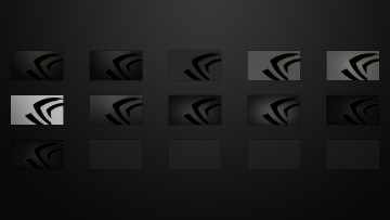 обоя компьютеры, nvidia, логотип, фон