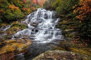 Картинка природа водопады простор