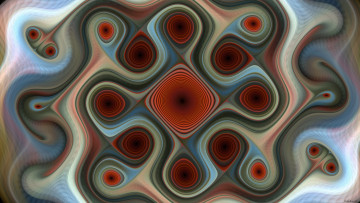 Картинка 3д+графика фракталы+ fractal цвет фон узор