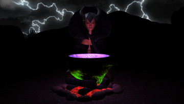 Картинка 3д+графика существа+ creatures фон взгляд девушка