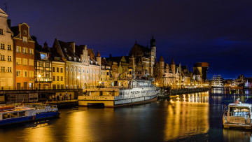 Картинка gdansk корабли порты+ +причалы набережная