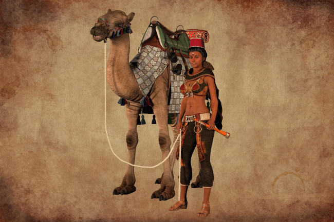 Обои картинки фото 3д графика, люди и животные , people and animals, фон, взгляд, девушка