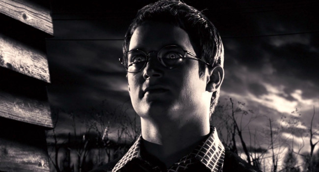 Обои картинки фото кино фильмы, sin city, мальчик, лицо, очки, каннибал