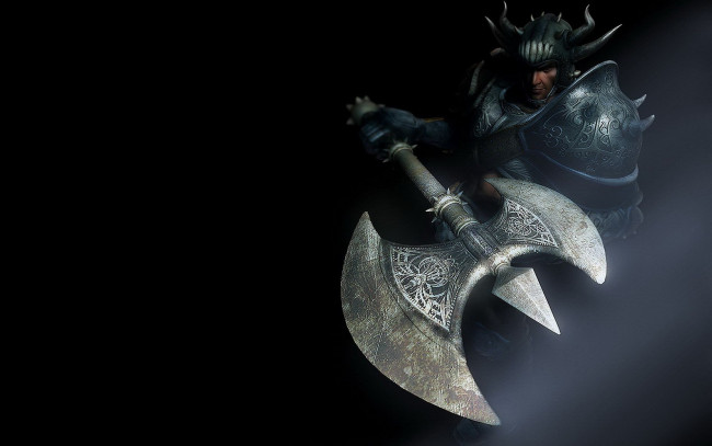 Обои картинки фото видео игры, a3,  age of sovereign , project a3, топор, доспех, воин