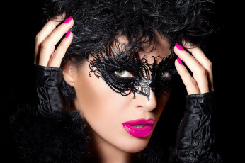 Картинка разное маски +карнавальные+костюмы черная маска
