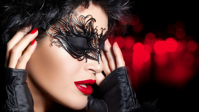 Обои картинки фото разное, маски,  карнавальные костюмы, черная, маска