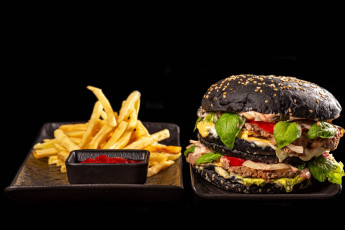 Картинка еда бутерброды +гамбургеры +канапе гамбургер